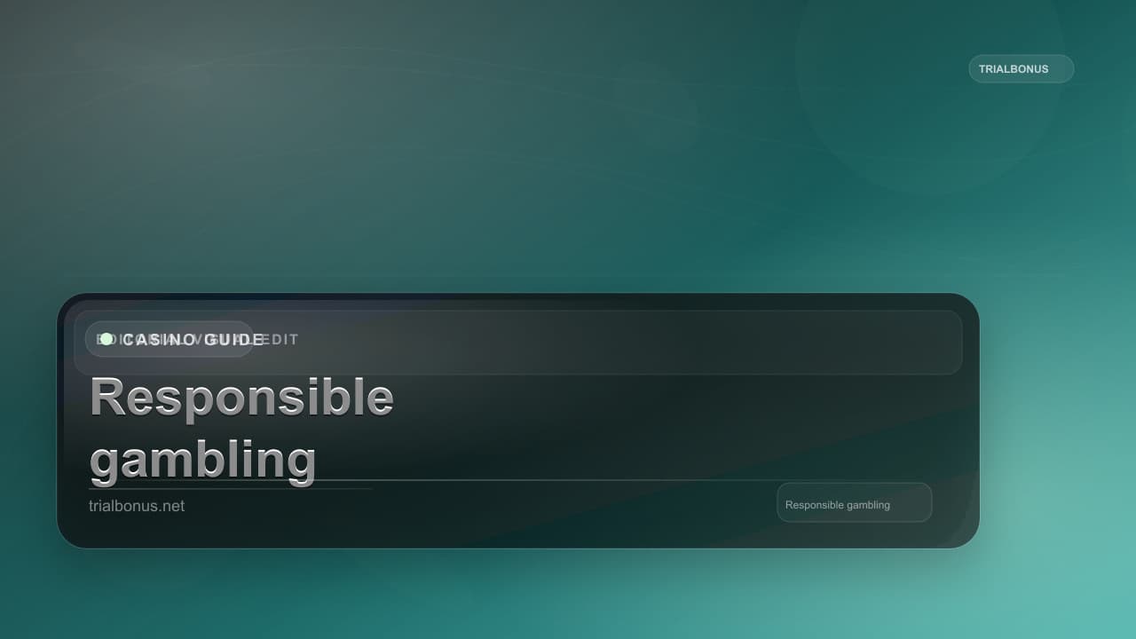Responsible gambling UK Guide