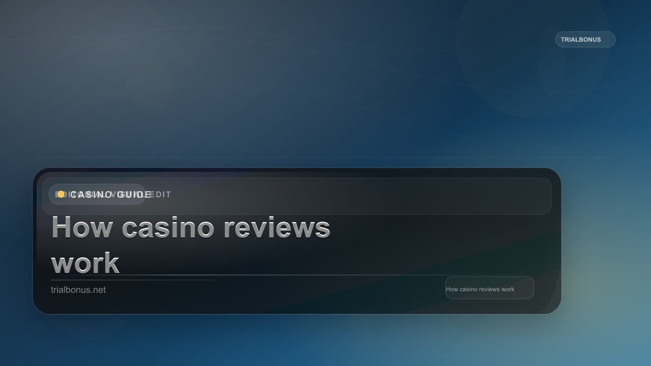 How casino reviews work Guide