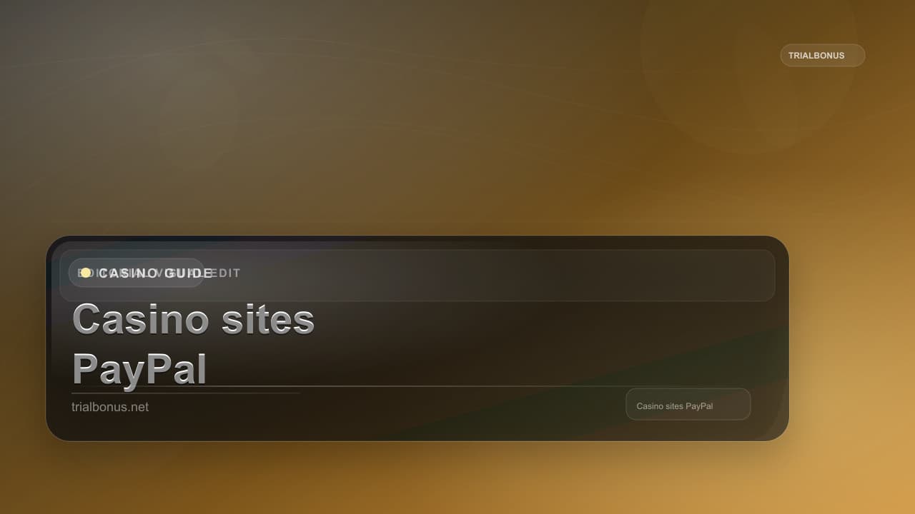 Casino sites PayPal UK Guide