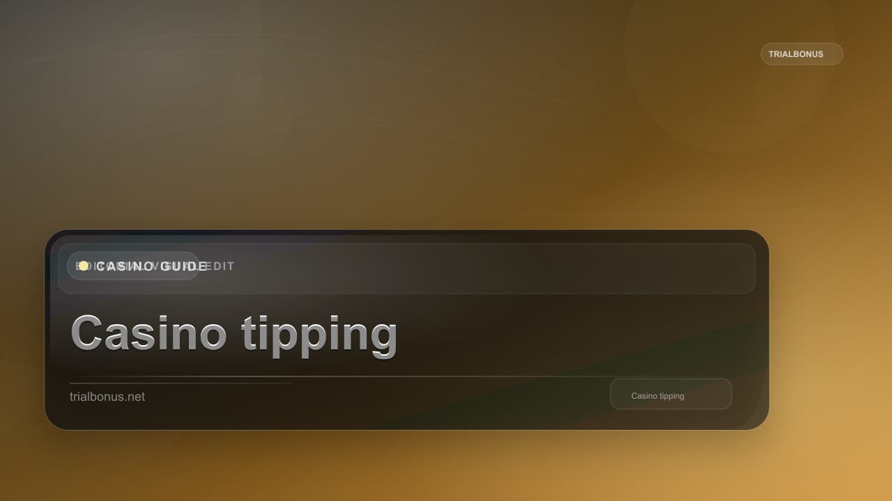Casino tipping Guide
