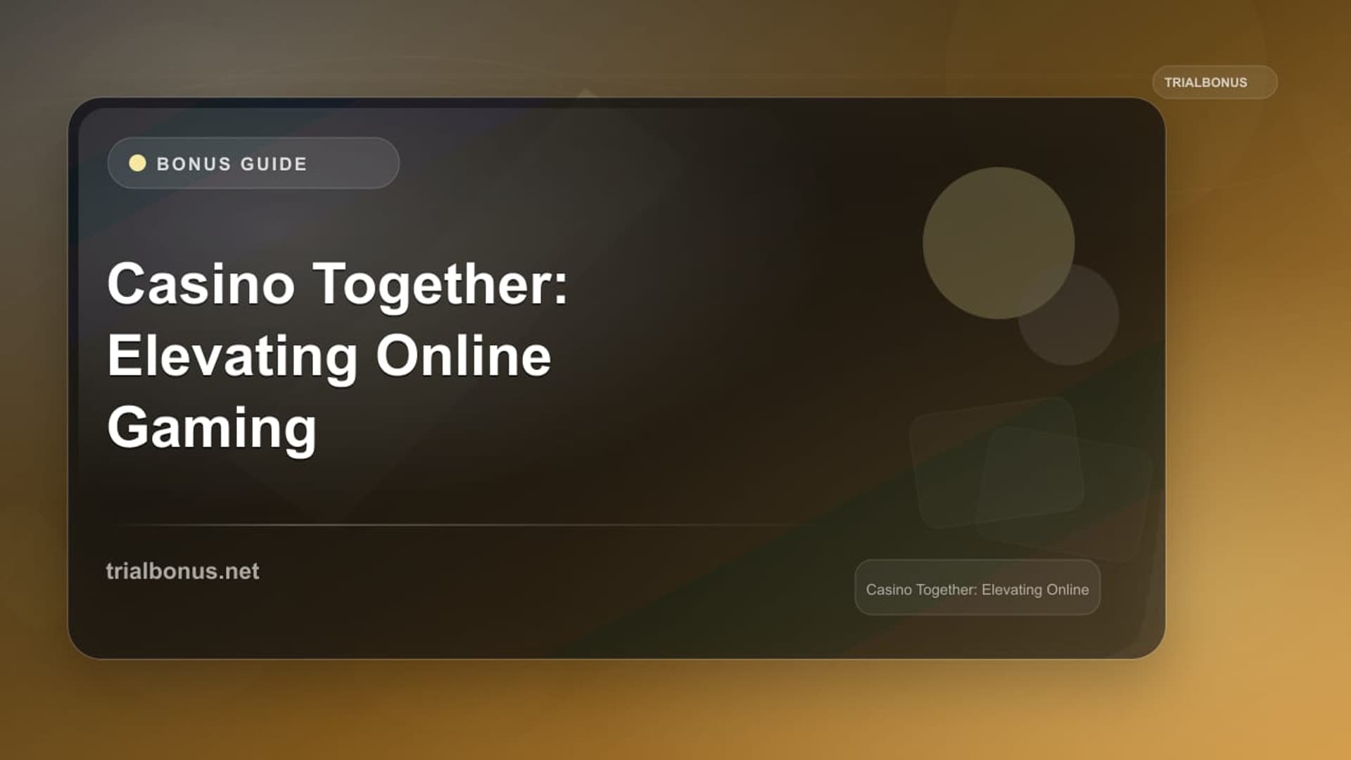 Casino Together Bonus: Terms to Verify Before Claiming