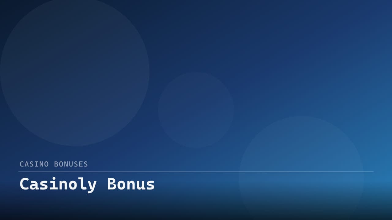 Casinoly Bonus