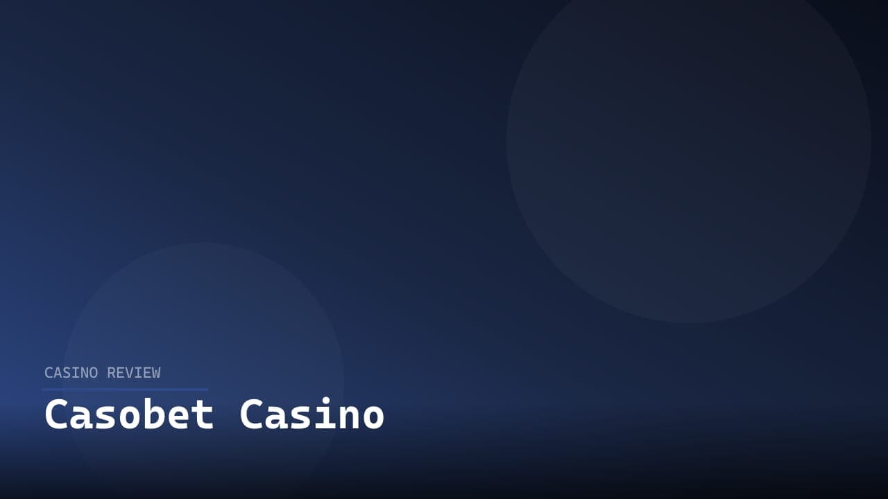 Casobet Casino