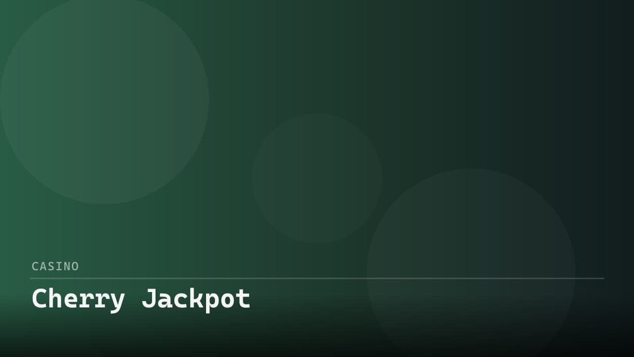 Cherry Jackpot