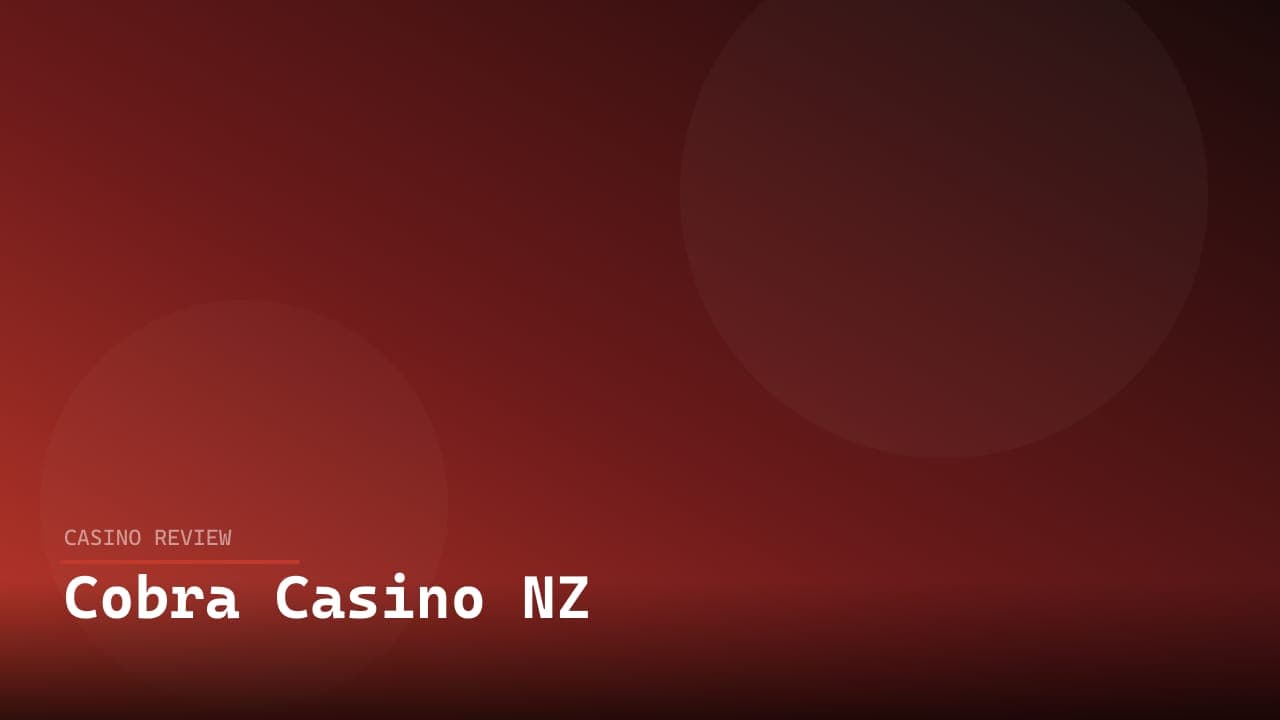Cobra Casino NZ review