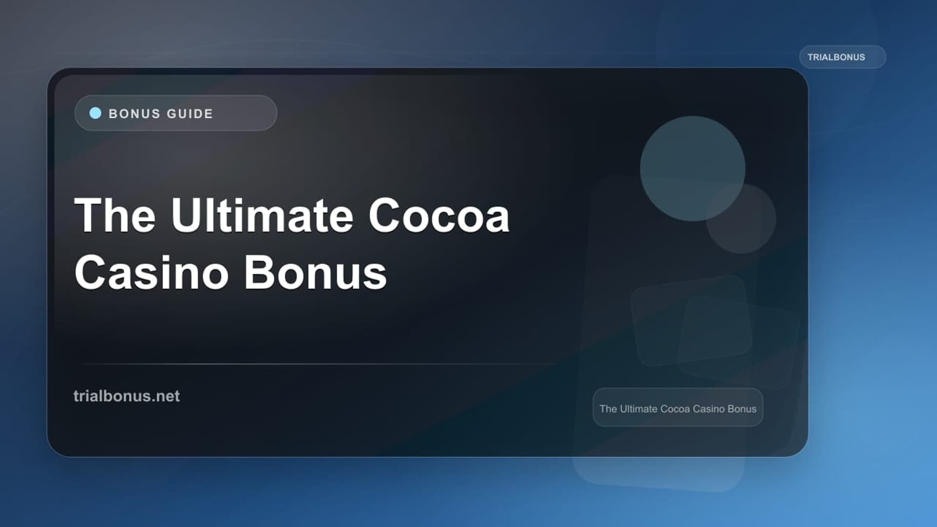 Cocoa Casino Bonus