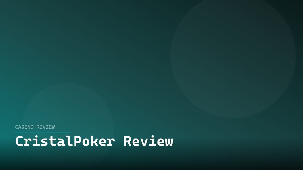 CristalPoker Review logo