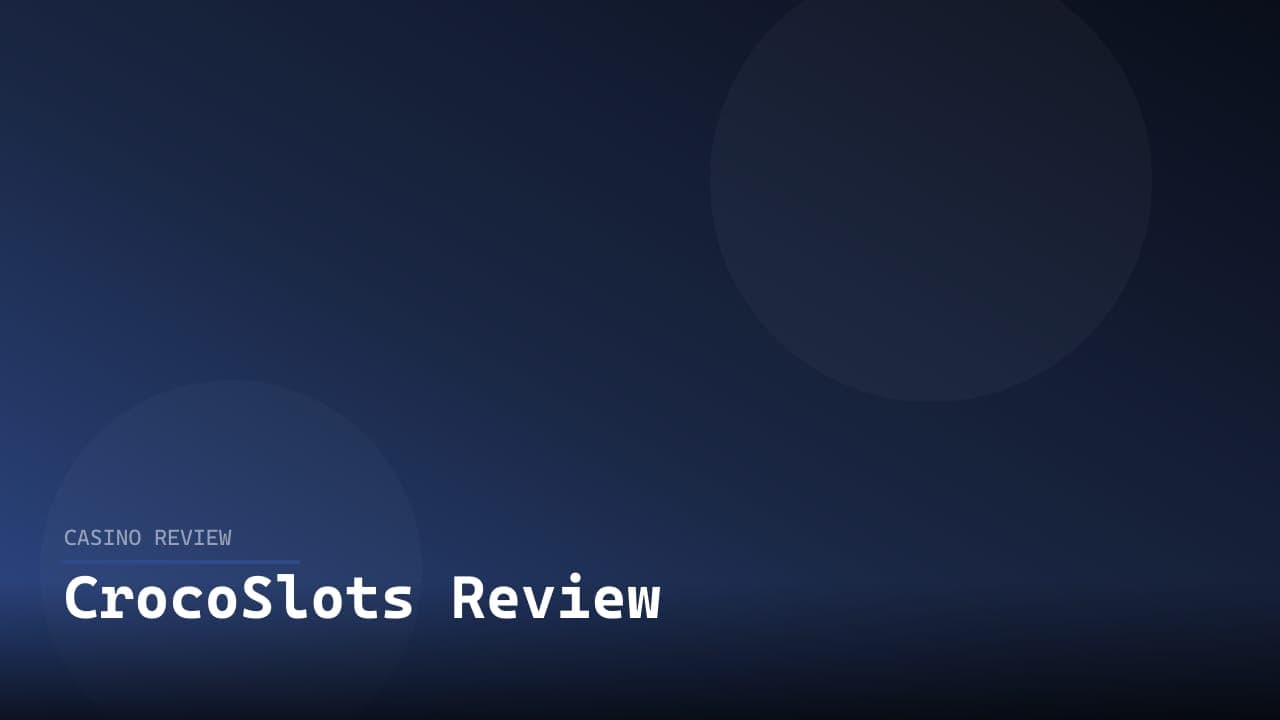 CrocoSlots Review logo