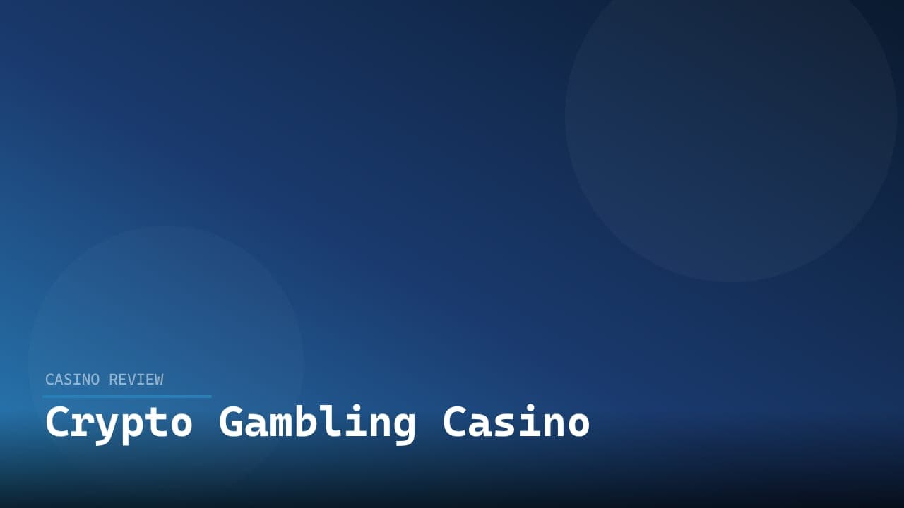 Crypto Gambling Casino