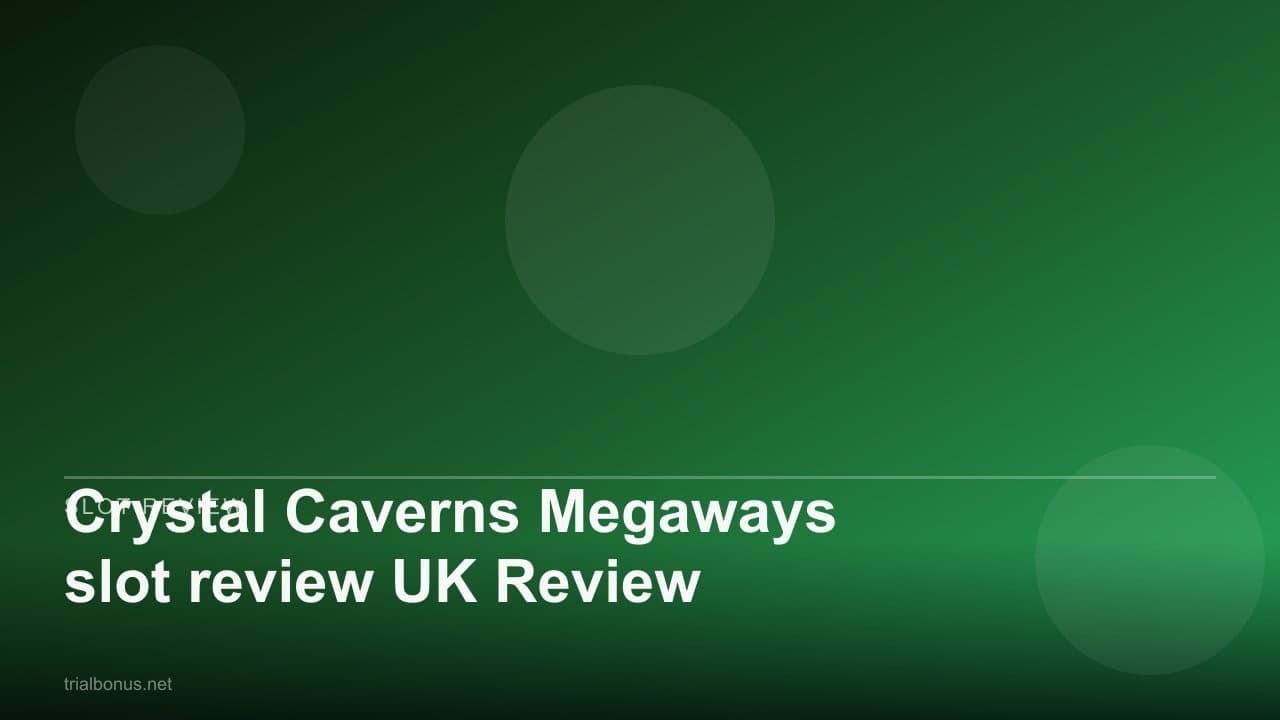 Crystal Caverns Megaways slot review UK Review