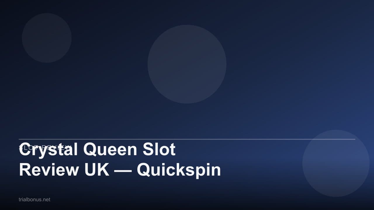 Crystal Queen Slot Review UK — Quickspin