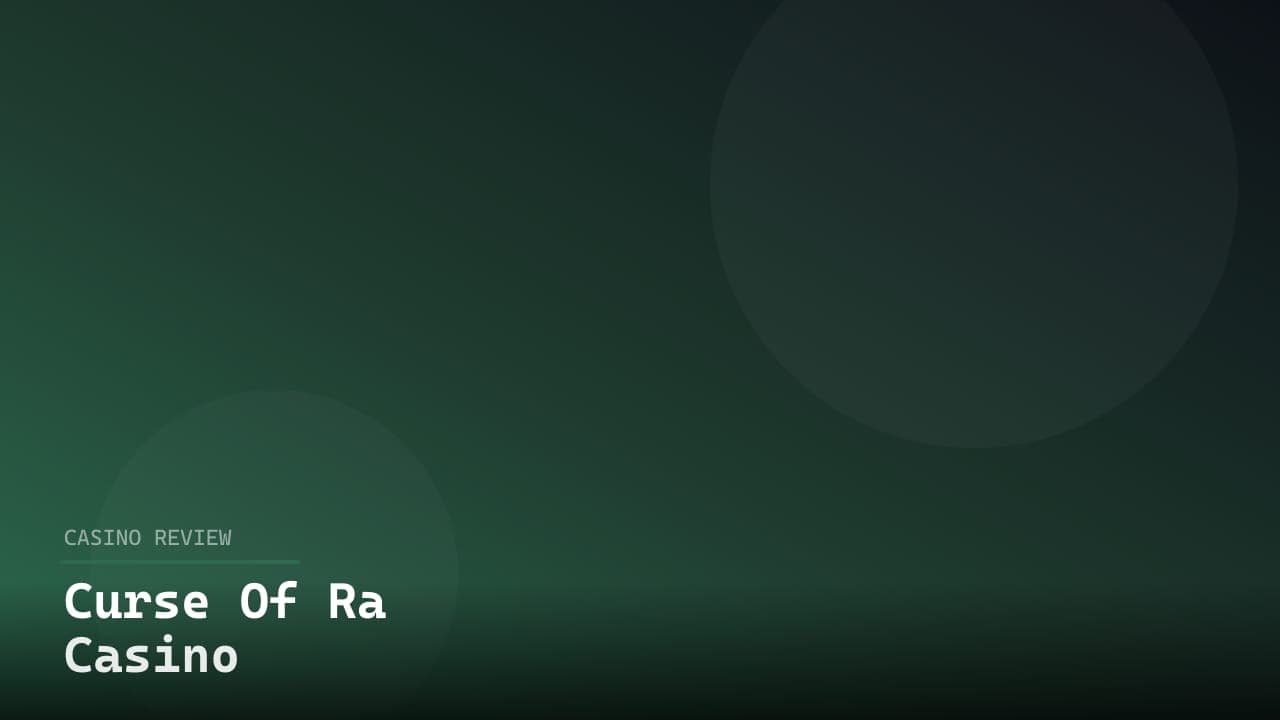 Curse Of Ra Casino