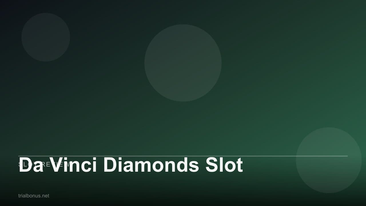 Da Vinci Diamonds Slot