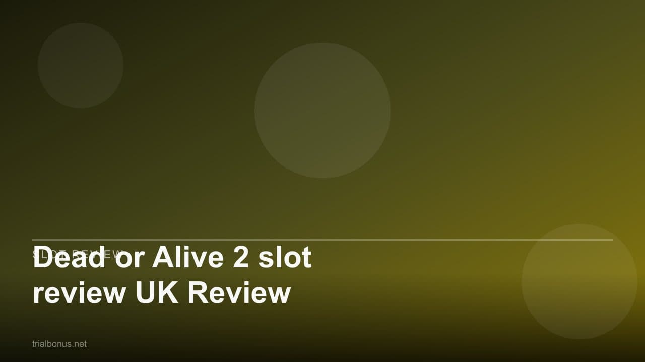 Dead or Alive 2 slot review UK Review