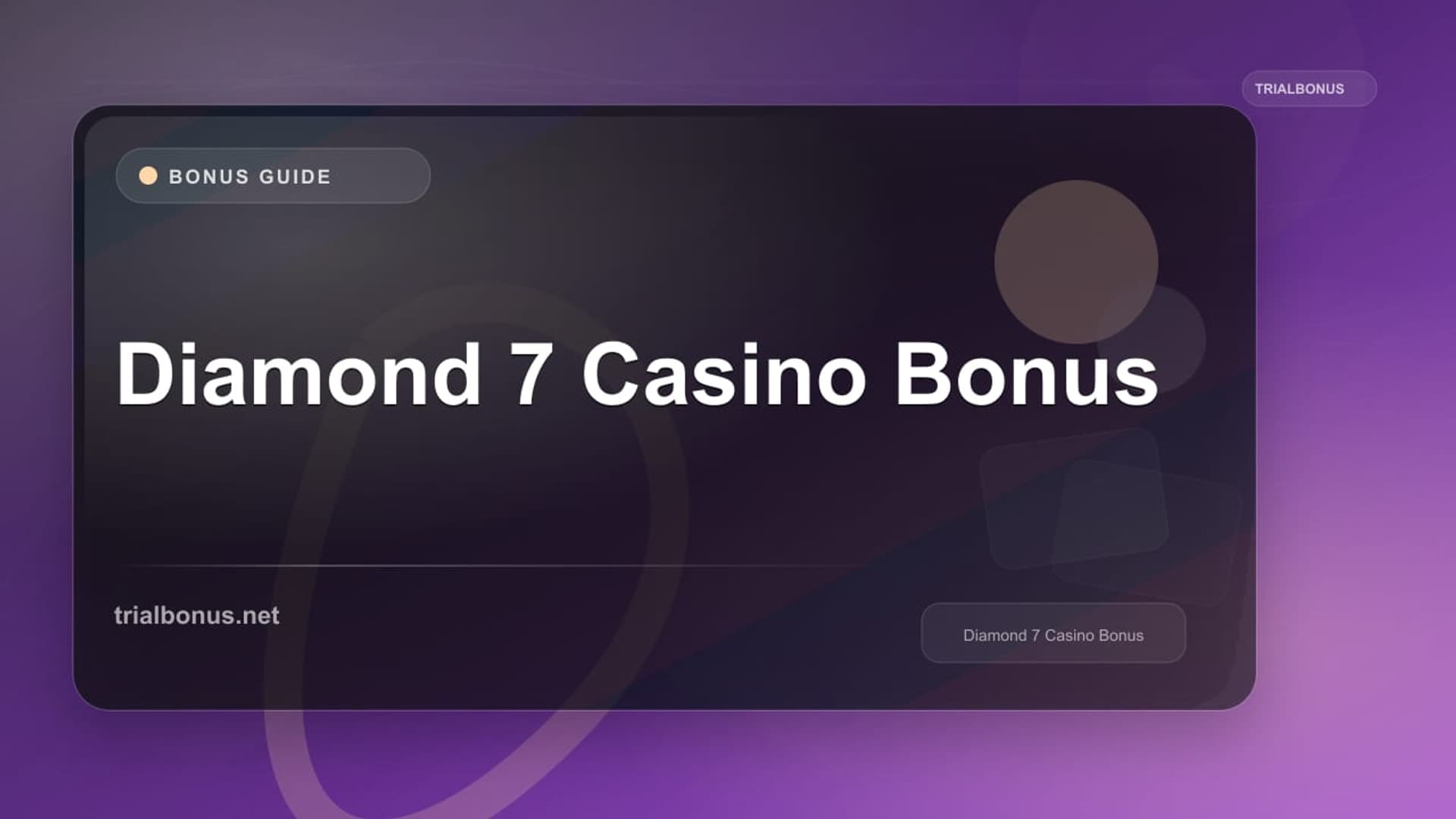 Diamond 7 Casino Bonus