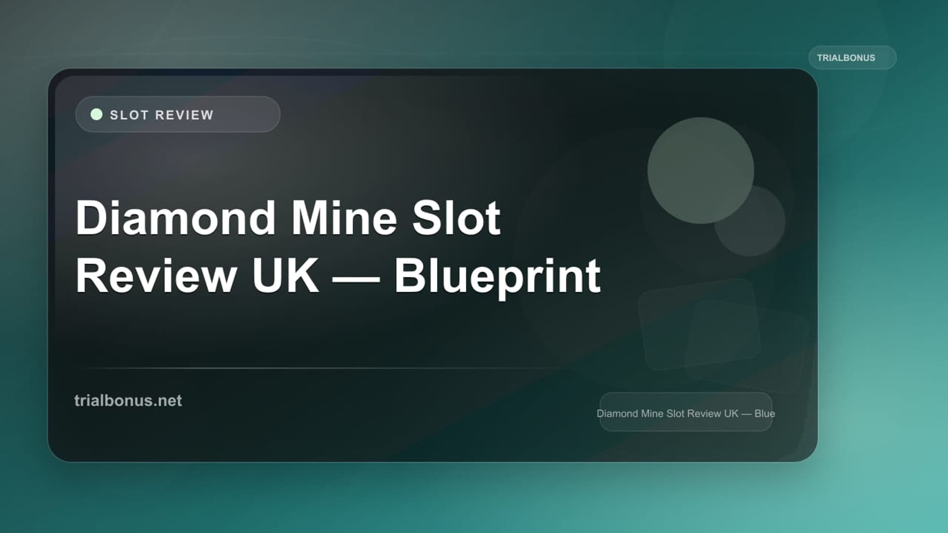 Diamond Mine Slot: What to Check Before Playing