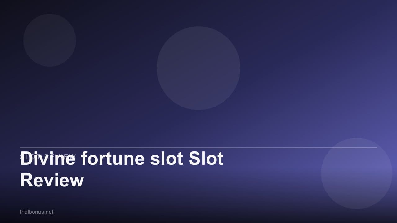 Divine fortune slot Slot Review
