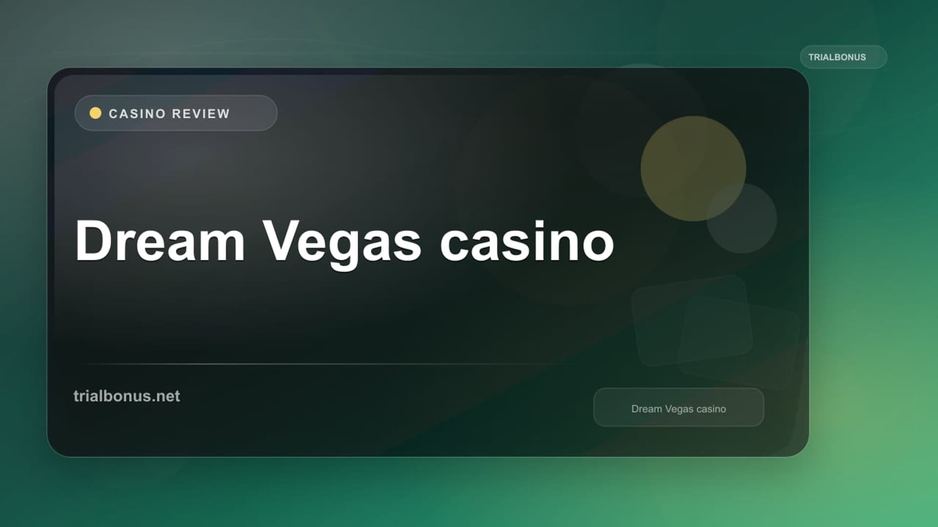 Dream Vegas casino