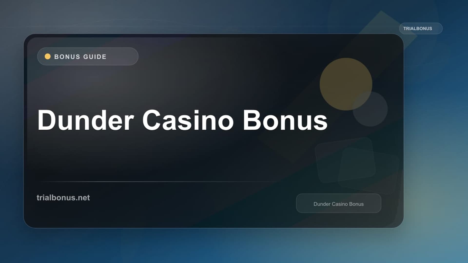 Dunder Casino Bonus: Terms to Check Before Claiming
