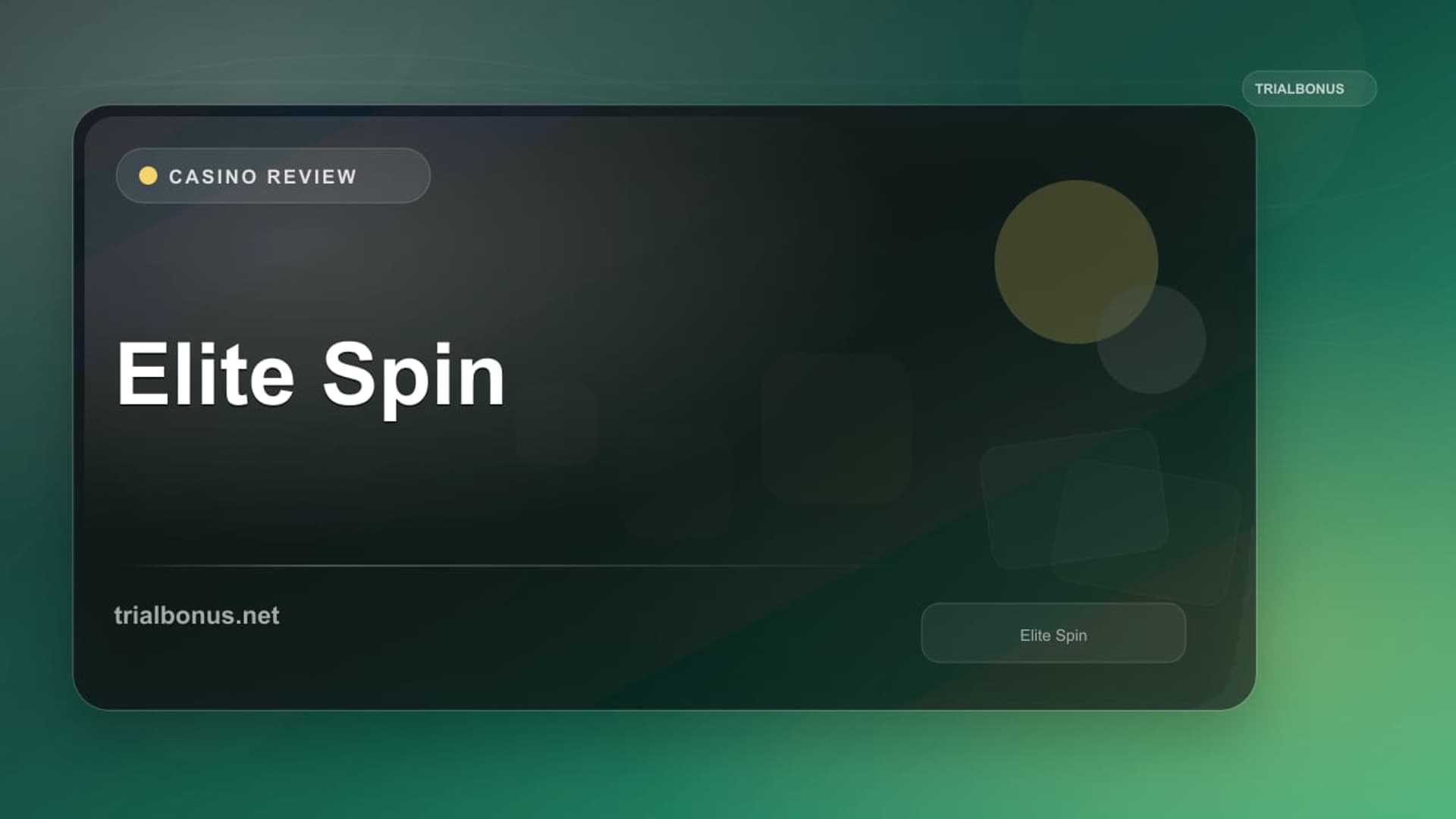 Elite Spin