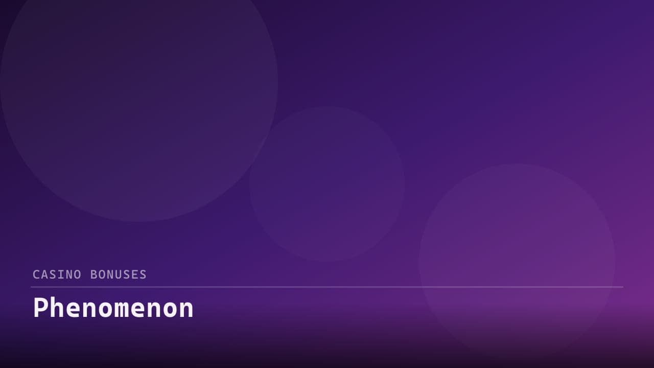 Phenomenon
