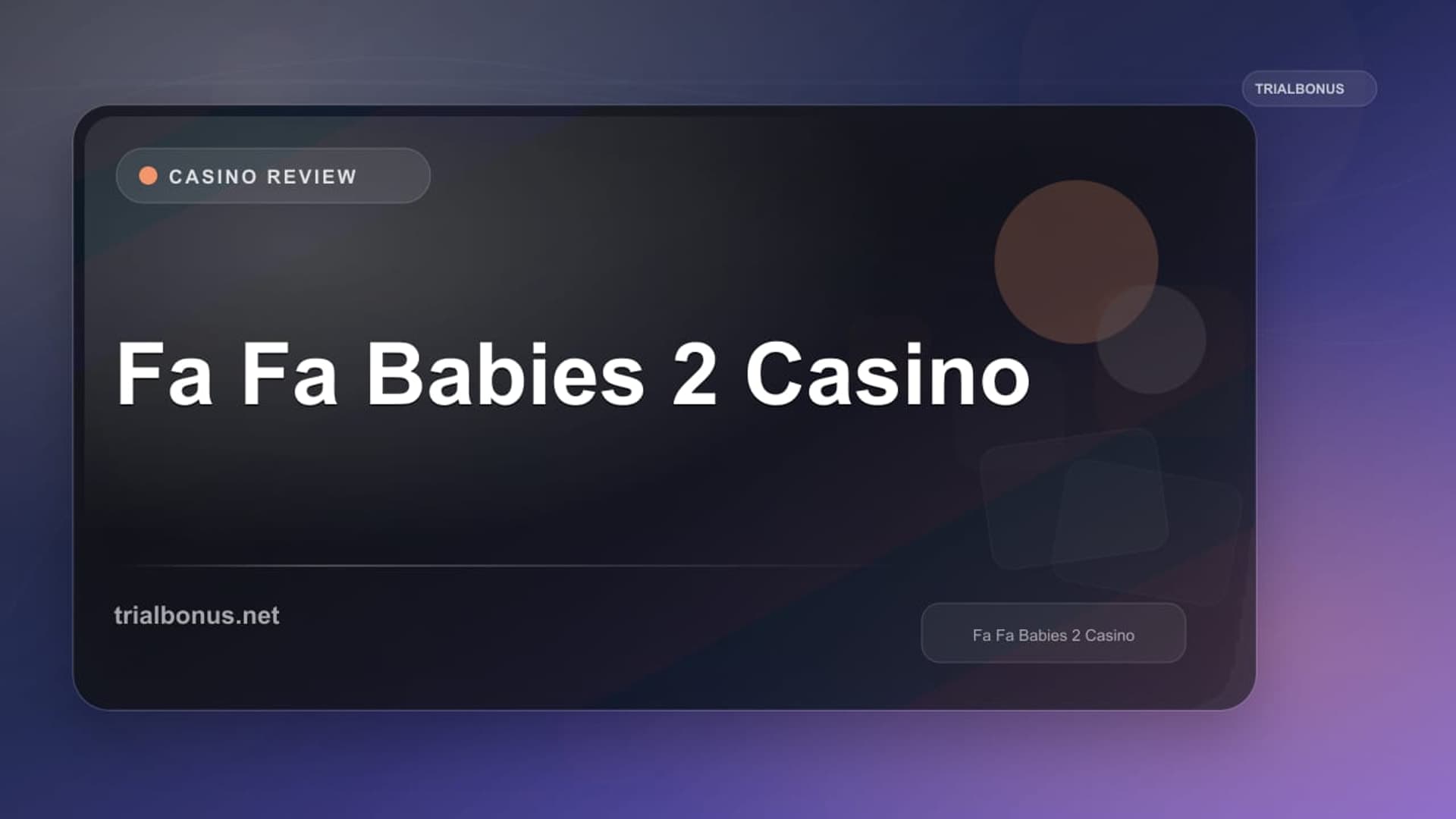 Fa Fa Babies 2 Casino