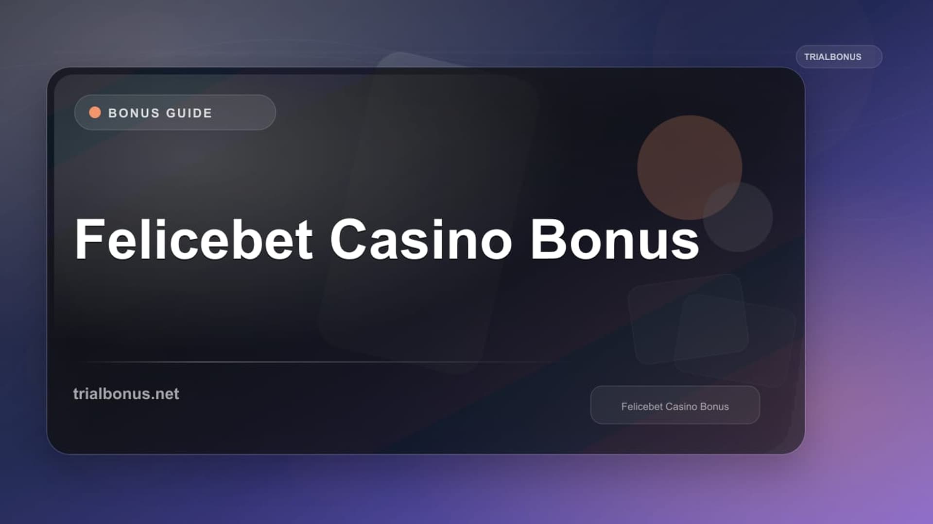 Felicebet Casino Bonus: Terms to Check