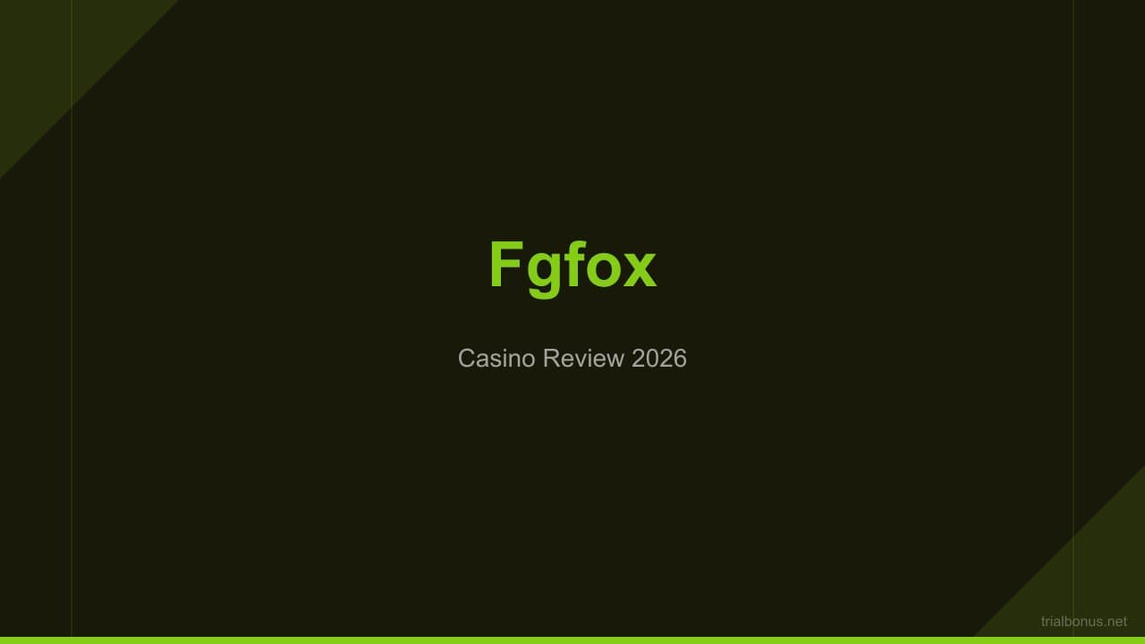 Fgfox Casino: The Ultimate Gaming Experience