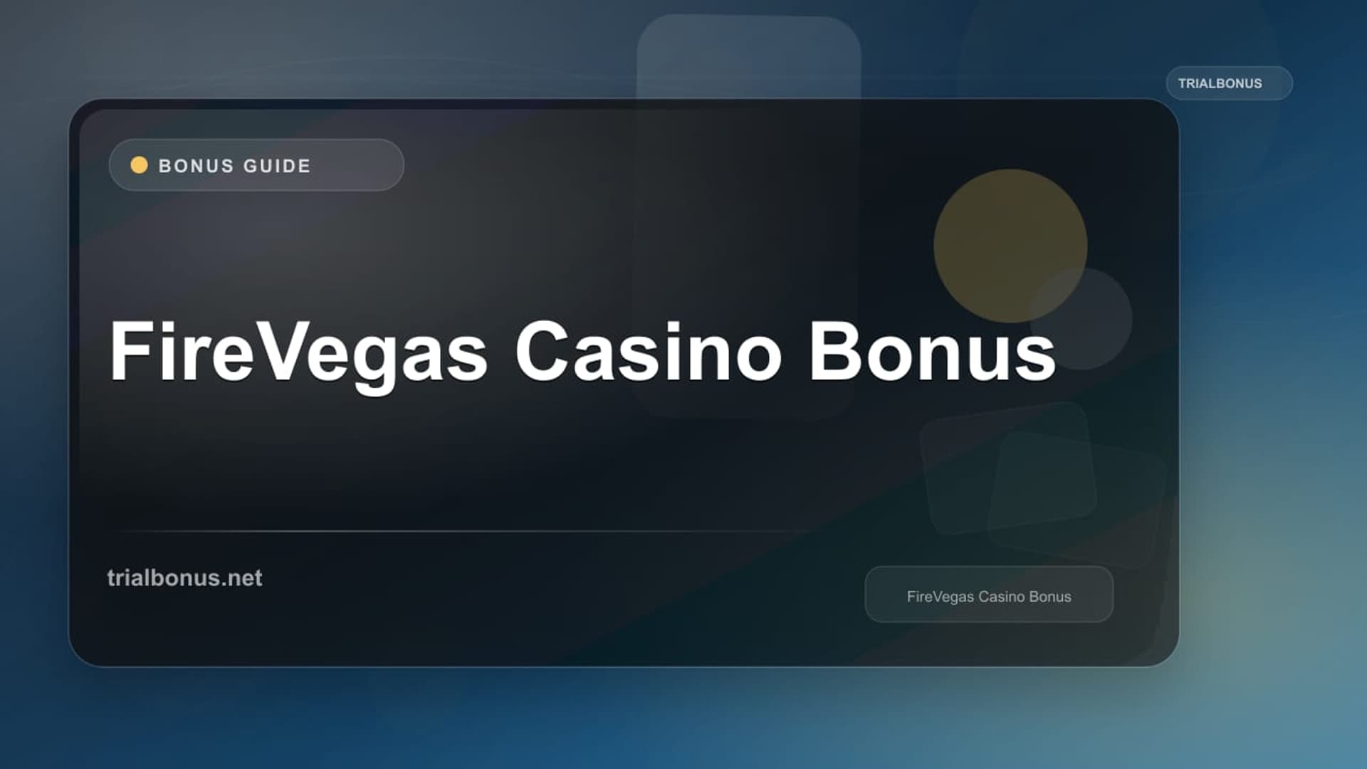 FireVegas Casino Bonus