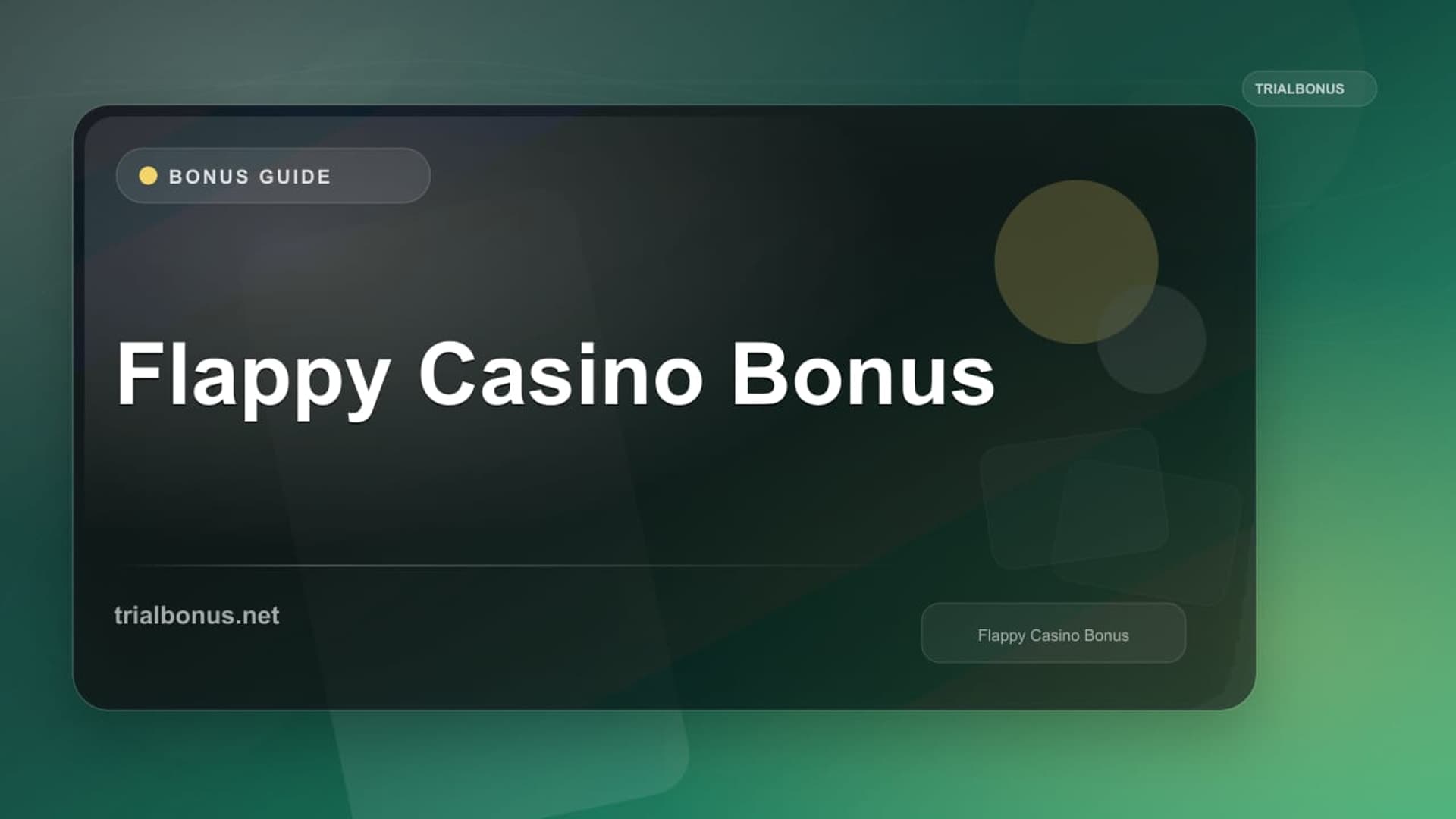 Flappy Casino Bonus: Terms to Verify