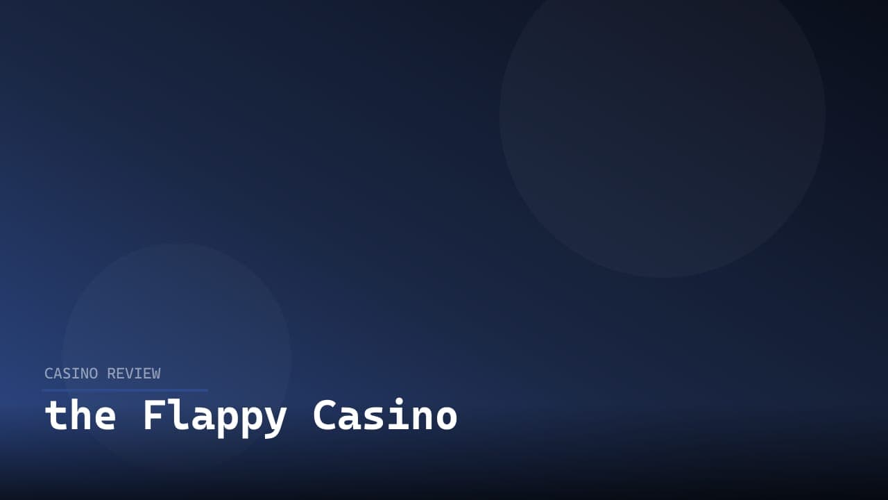 the Flappy Casino