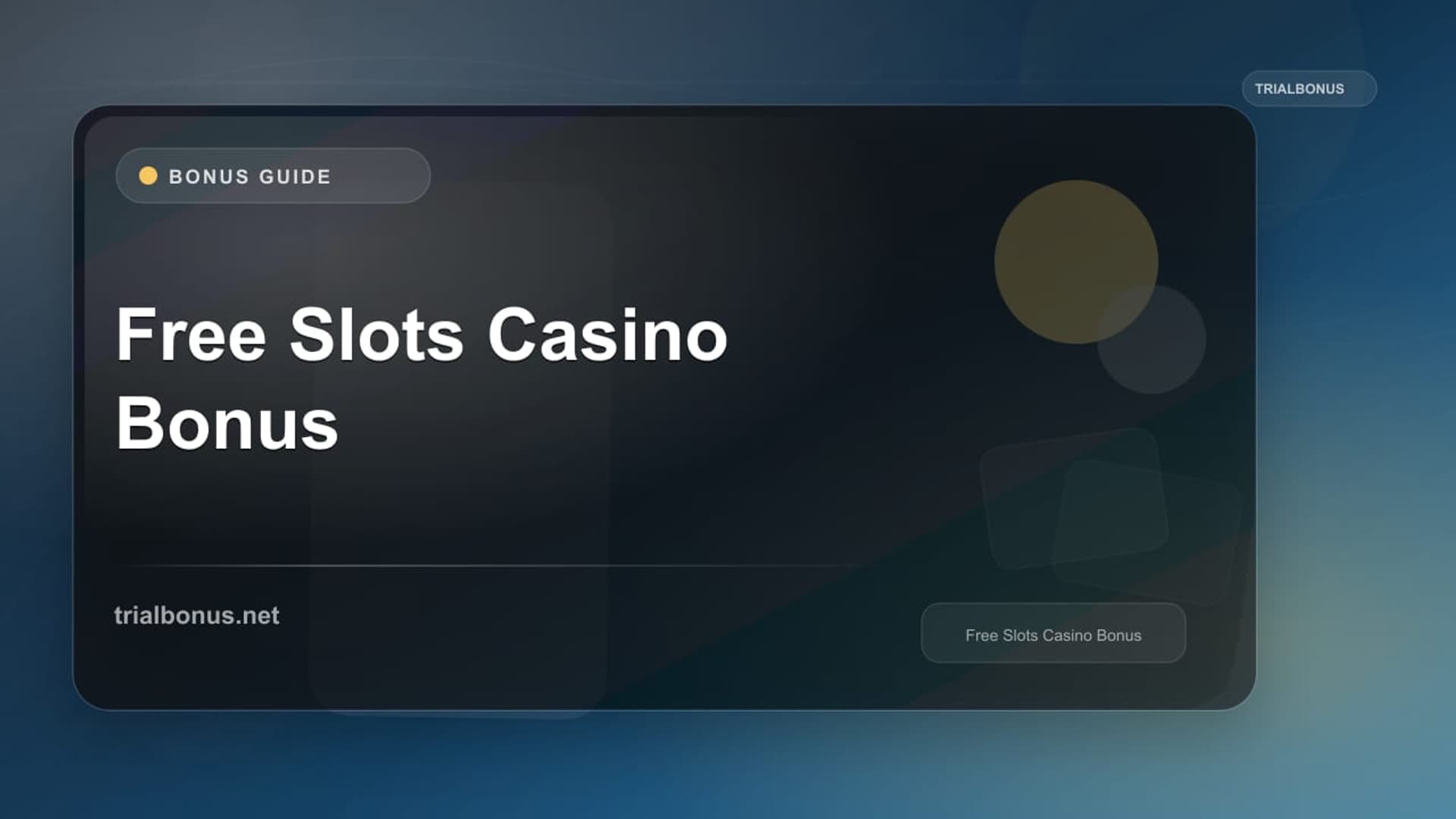 Free Slots Casino Bonus
