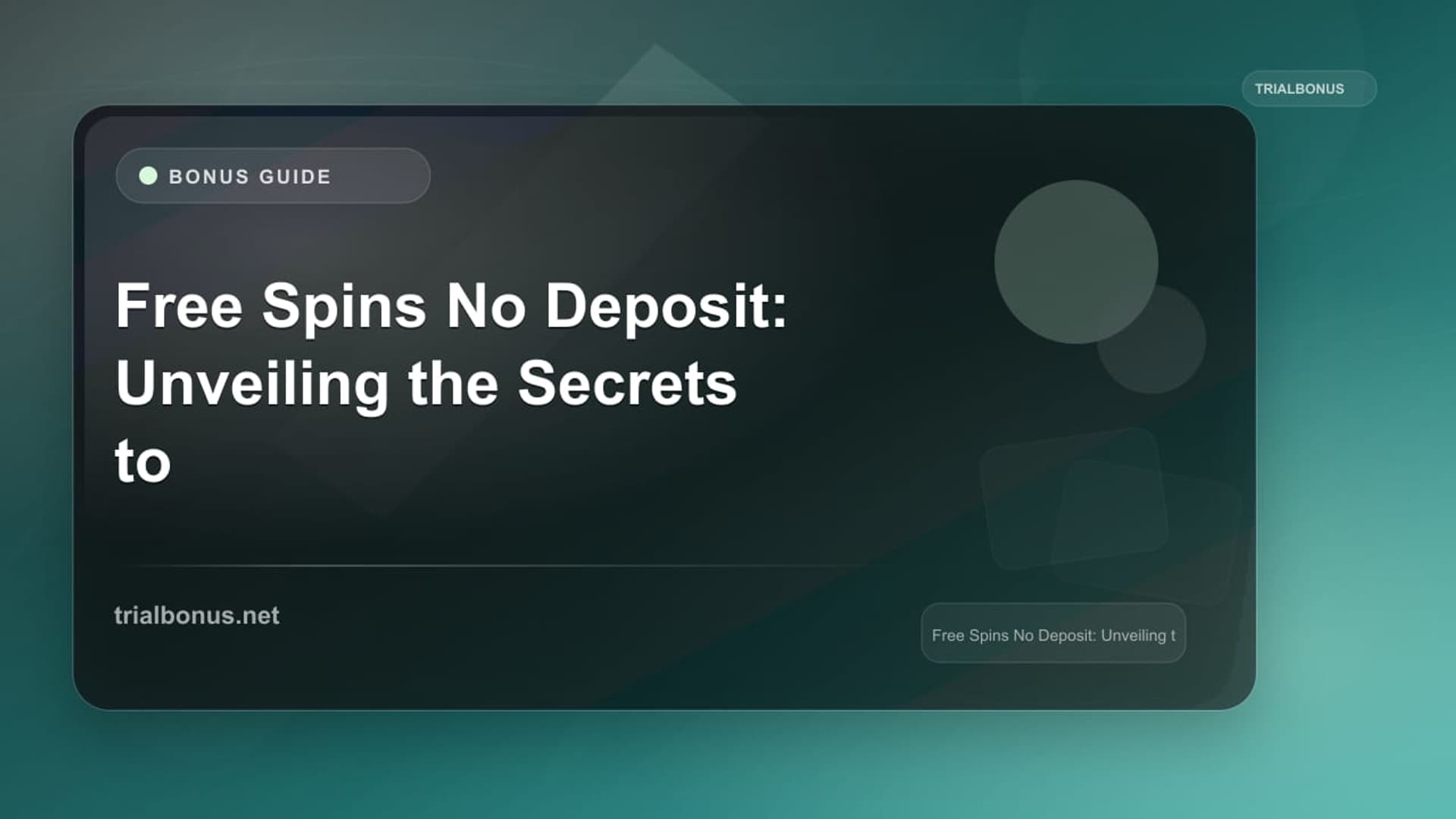 Free Spins No Deposit: Unveiling the Secrets to Unlocking Bonus Bonanzas