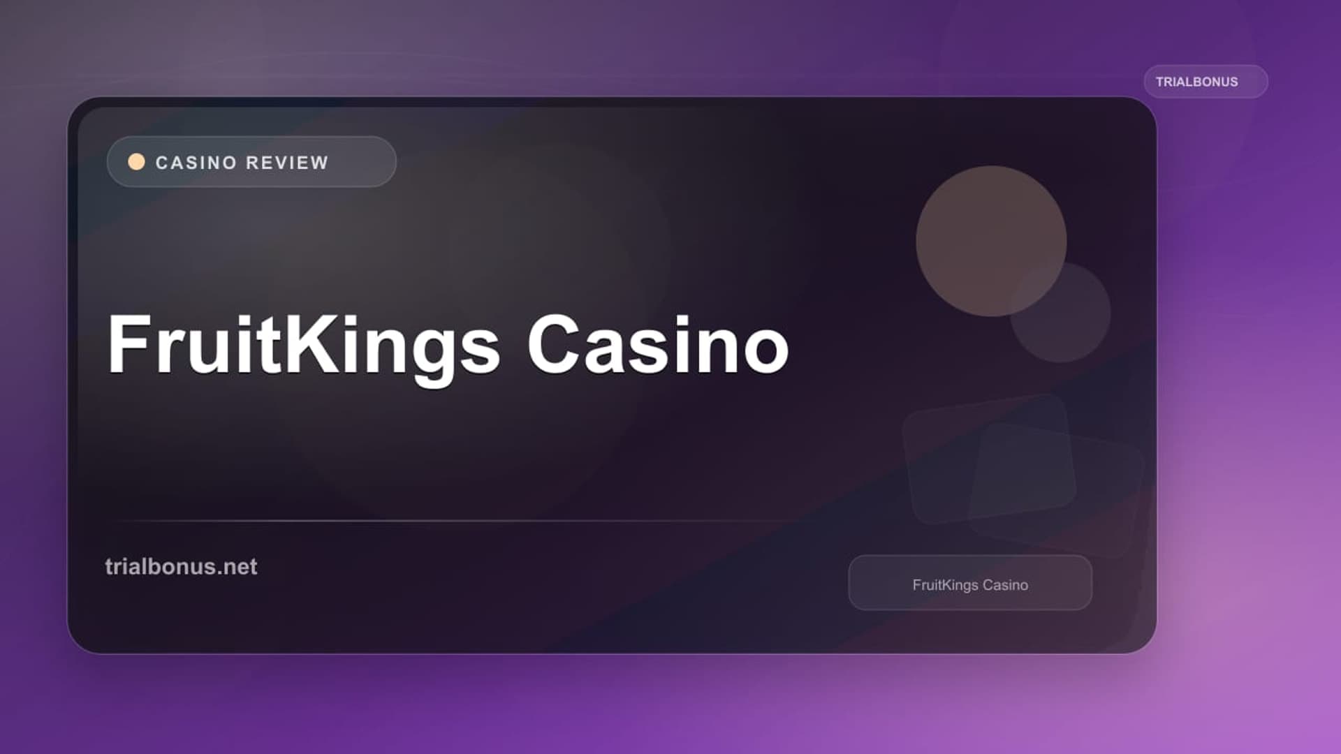 FruitKings Casino
