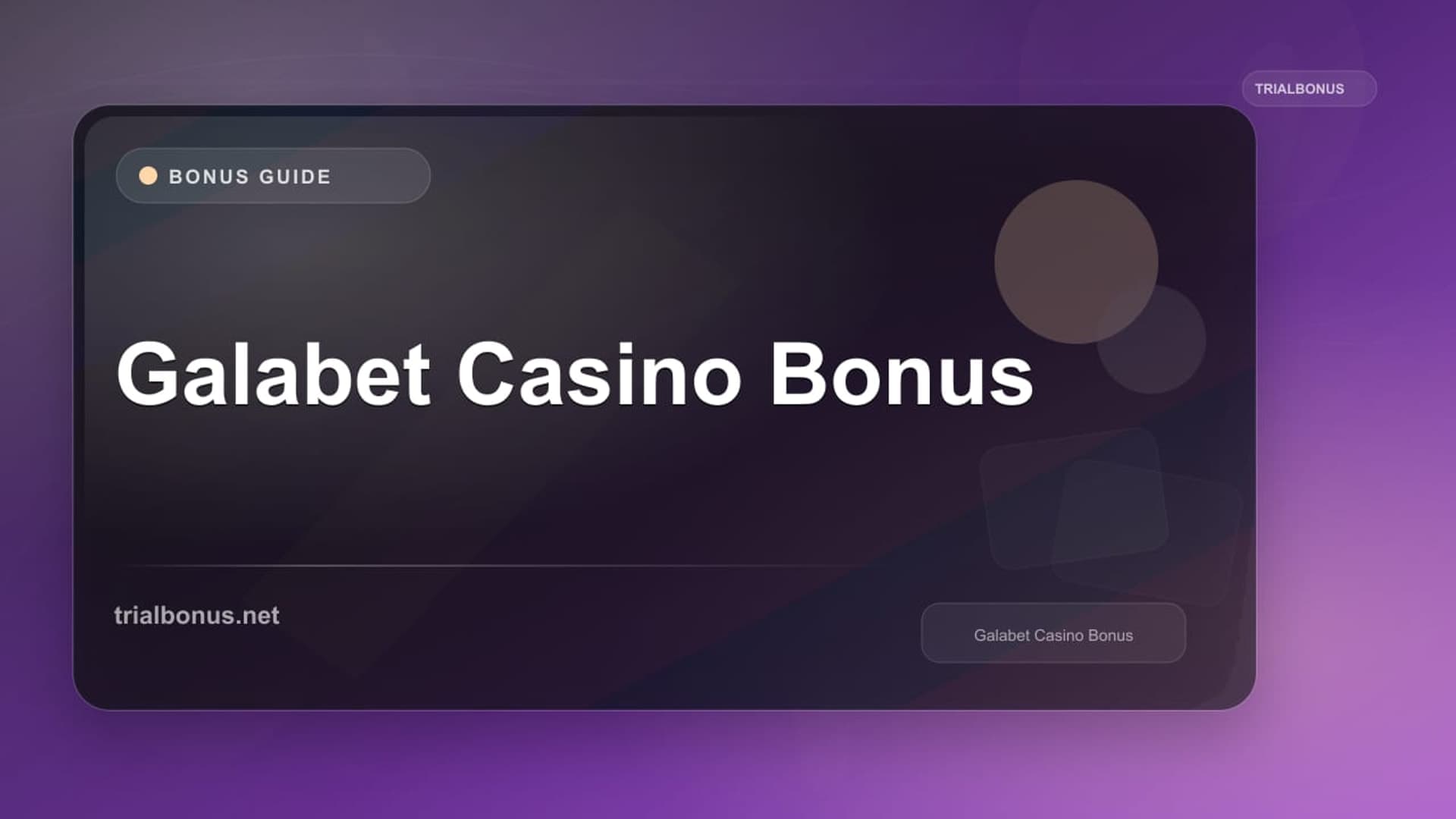 Galabet Casino Bonus