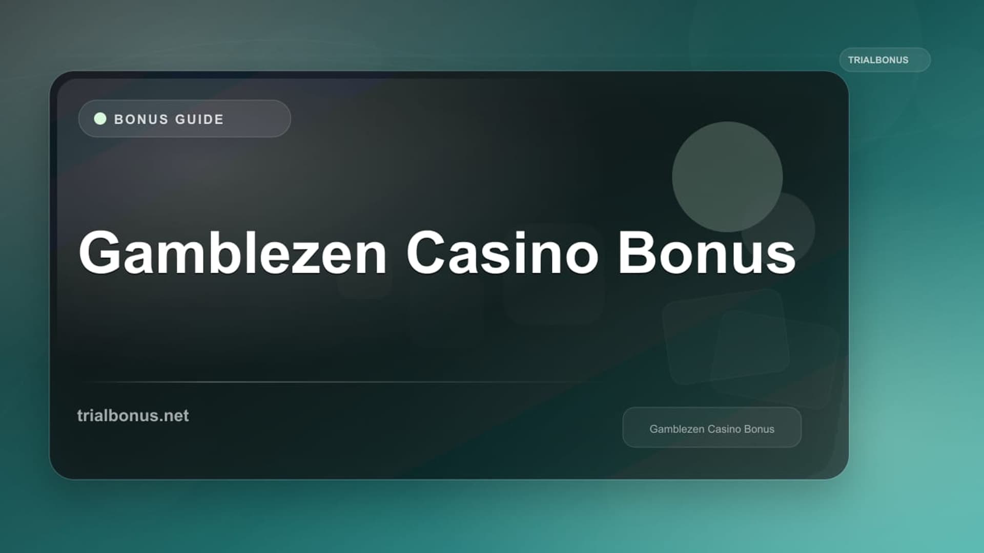 Gamblezen Casino Bonus: Terms to Verify