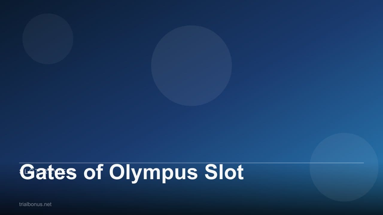 Gates of Olympus Slot