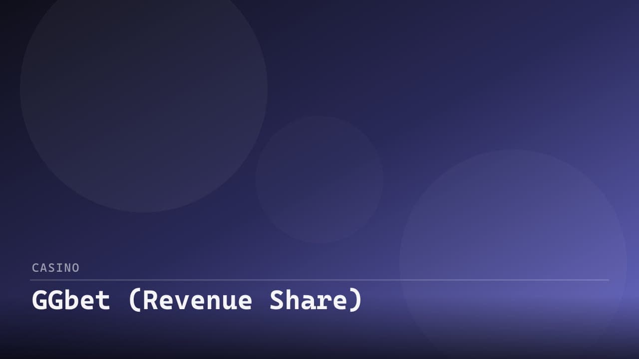 GGbet (Revenue Share)