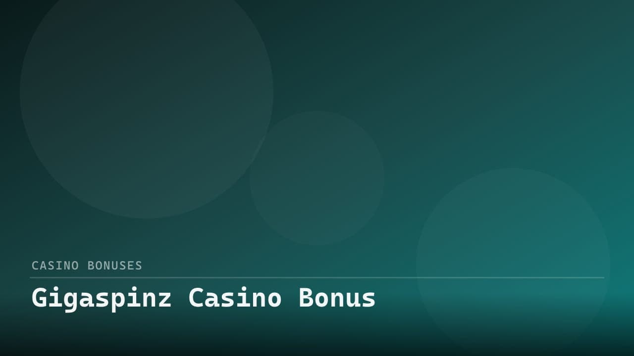 Gigaspinz Casino Bonus