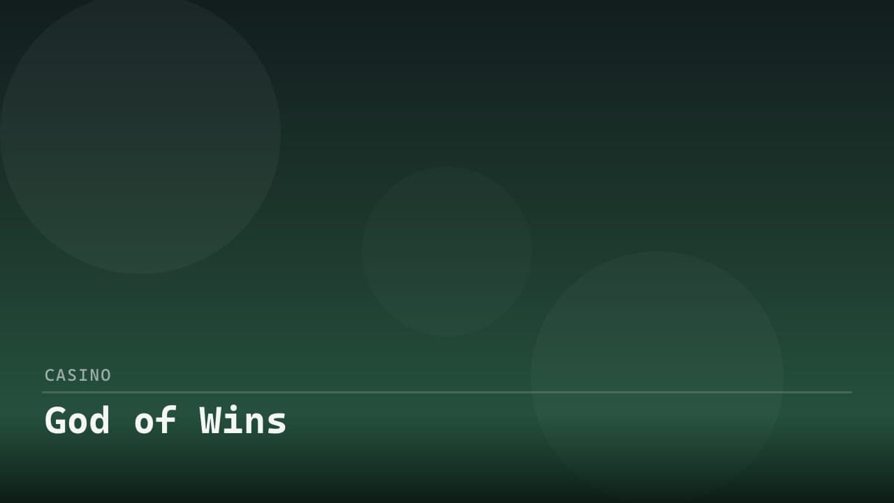 God of Wins logo
