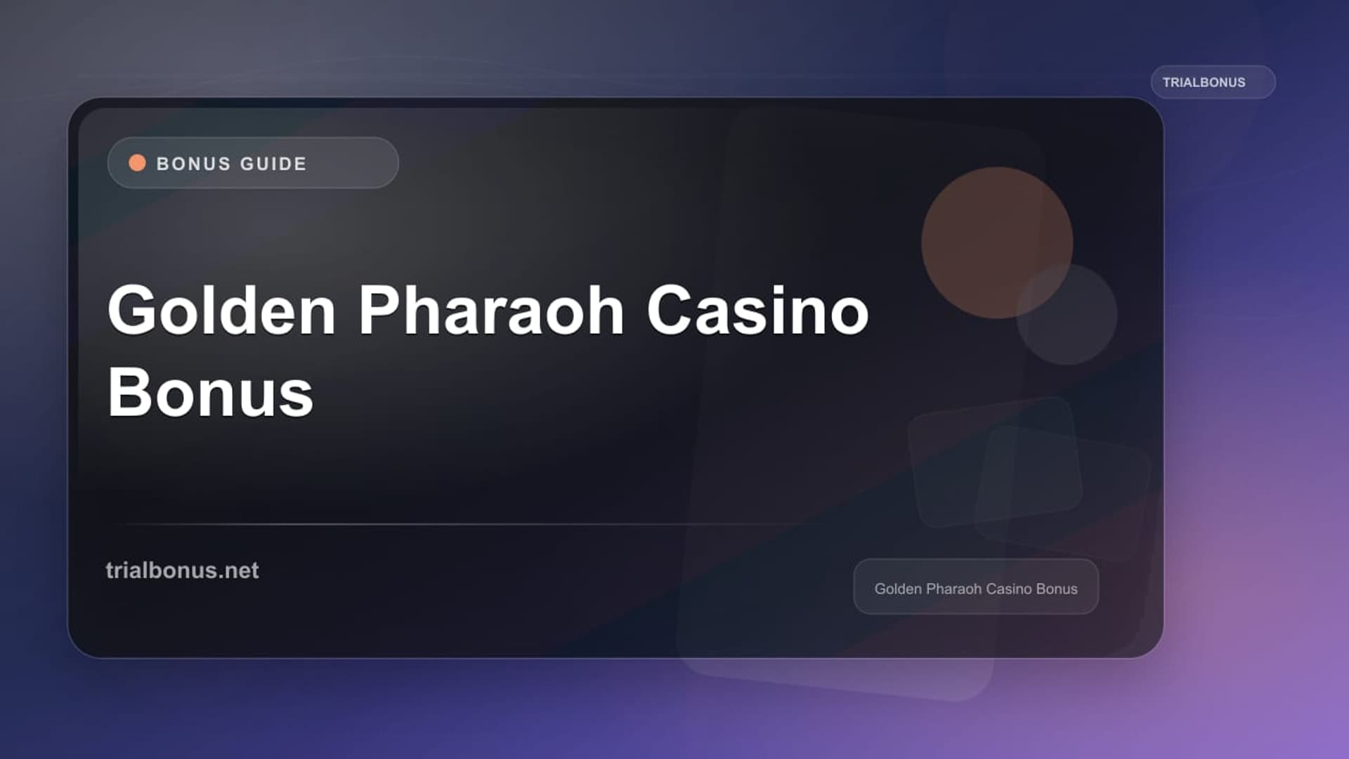 Golden Pharaoh logo