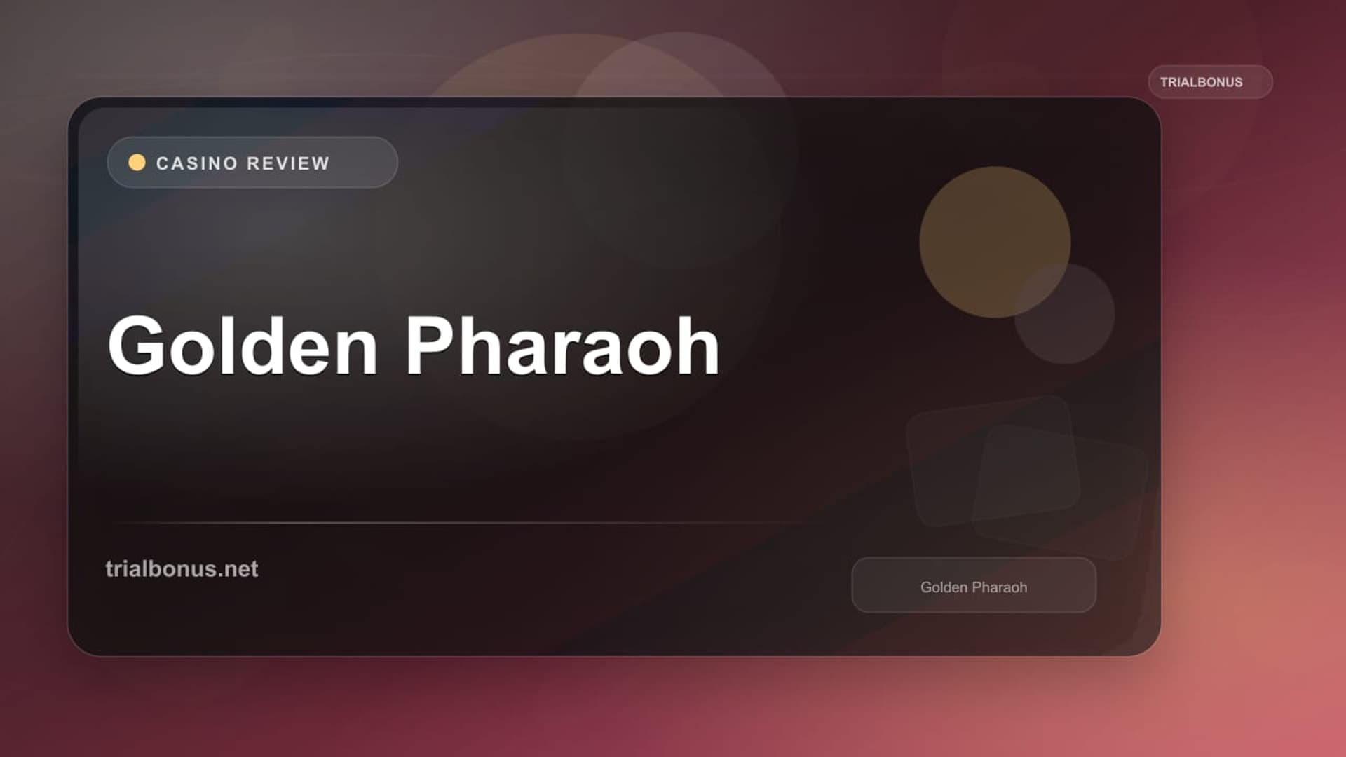 Golden Pharaoh