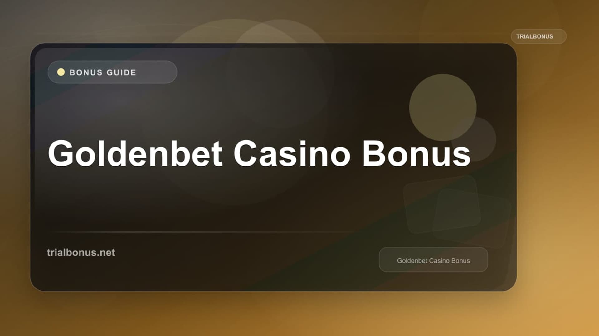 Goldenbet Casino Bonus: Terms to Verify