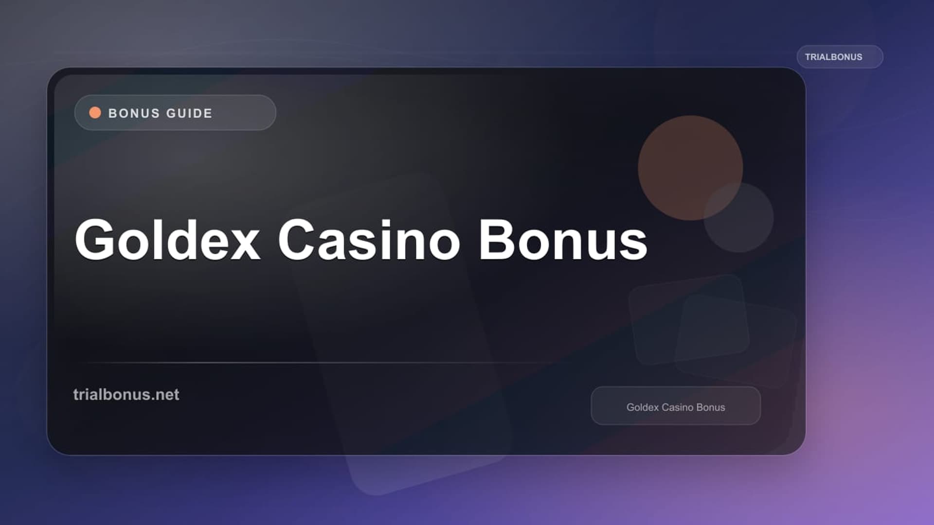 Goldex Casino Bonus