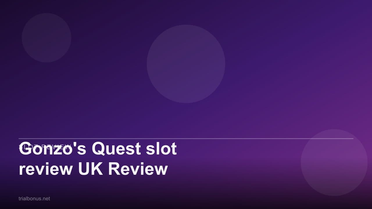 Gonzo's Quest slot review UK Review