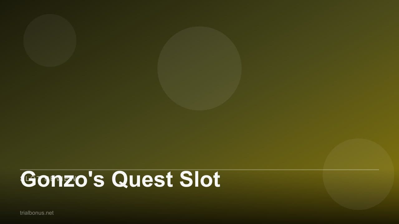 Gonzo's Quest Slot