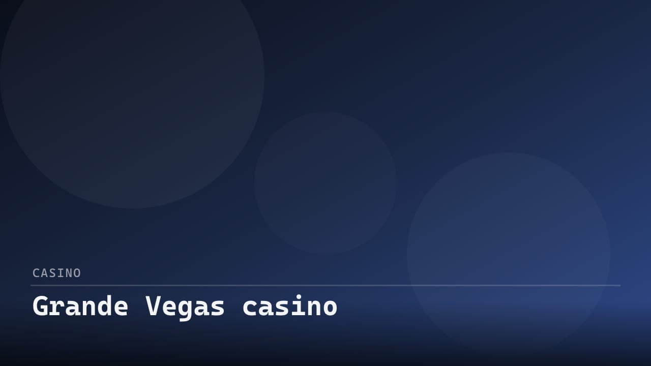 Grande Vegas casino