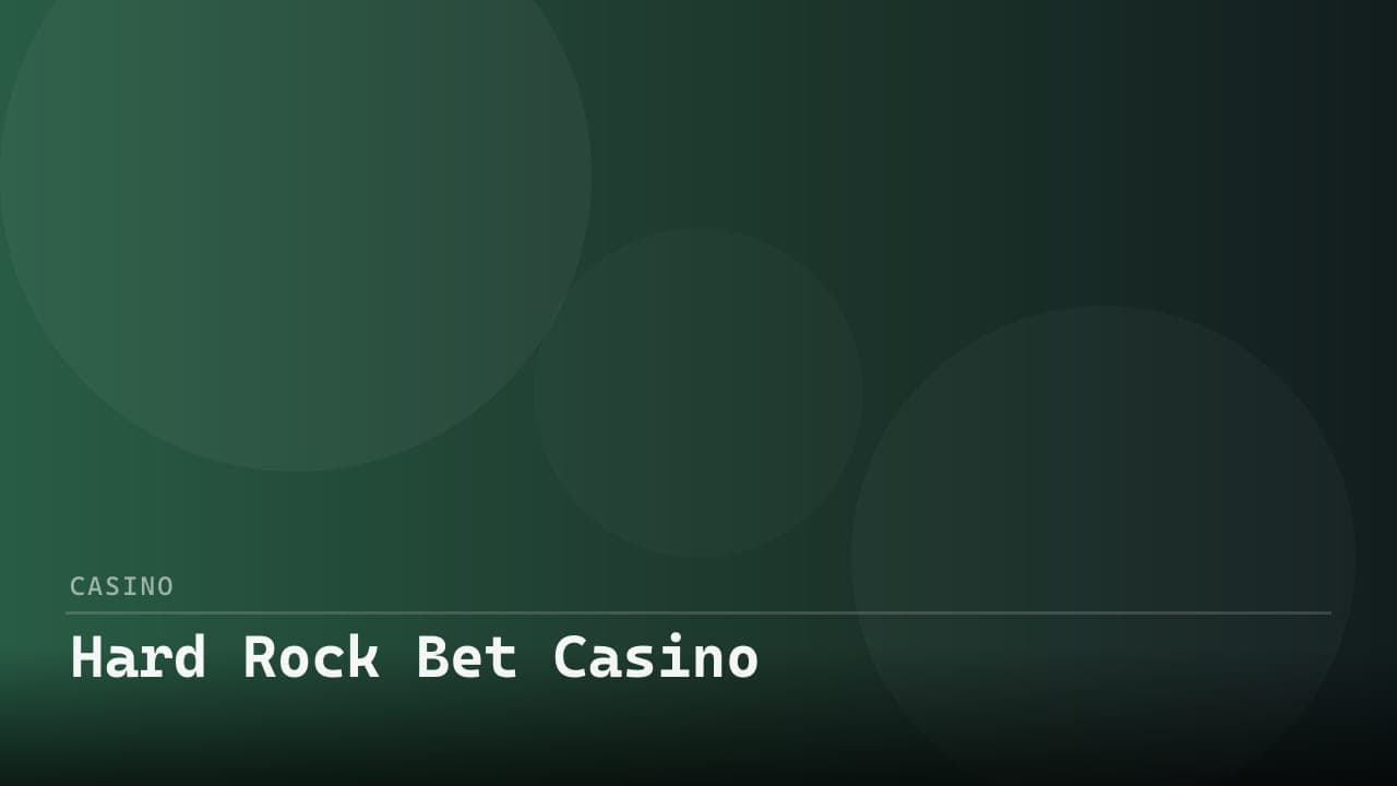 Hard Rock Bet Casino review