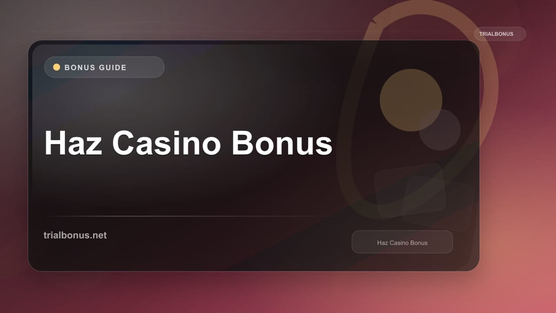 Haz Casino Bonus