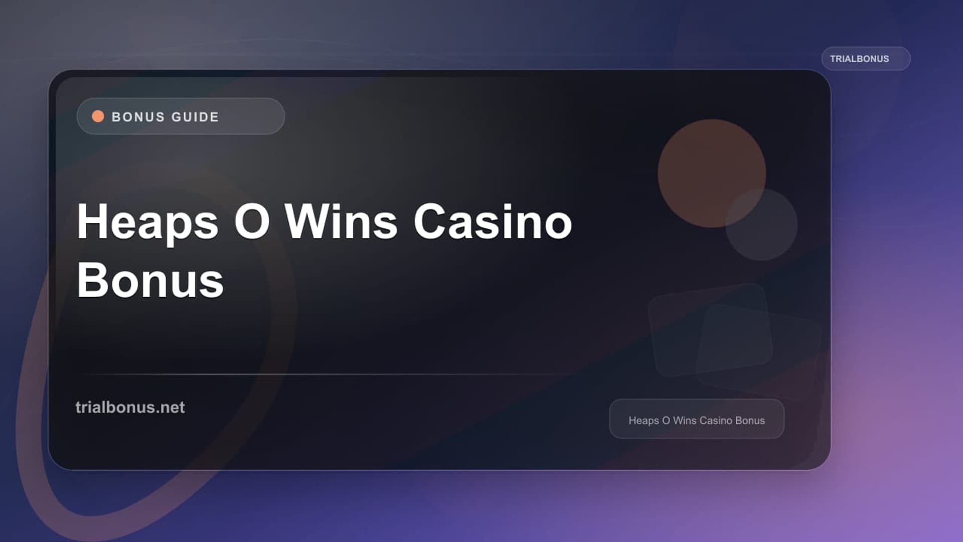 Heaps O Wins logo